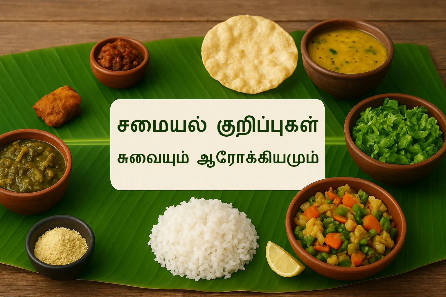 சமையல் குறிப்புகள்