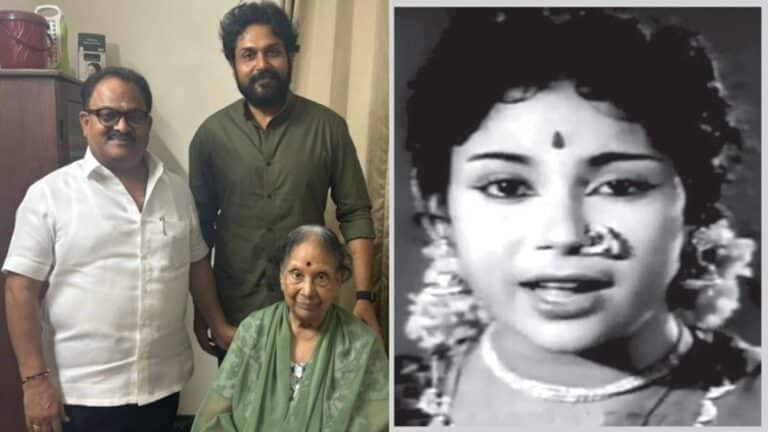 பழம்பெரும் நடிகை எம்.என்.ராஜத்துக்கு வாழ்நாள் சாதனையாளர் விருது! | lifetime achievement award for senior actress mn rajam