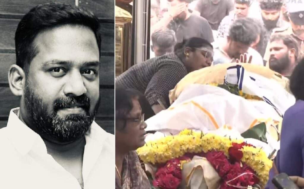 நடிகர் ரோபோ சங்கரின் உடல் தகனம்: திரையுலகினர், ரசிகர்கள் இறுதி அஞ்சலி | Robo Shankar body cremated at Valasaravakkam crematorium Thousands participate in the funeral procession