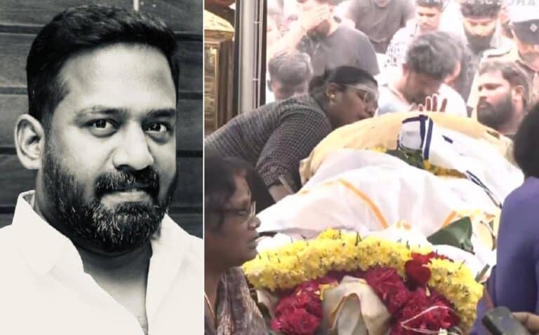 நடிகர் ரோபோ சங்கரின் உடல் தகனம்: திரையுலகினர், ரசிகர்கள் இறுதி அஞ்சலி | Robo Shankar body cremated at Valasaravakkam crematorium Thousands participate in the funeral procession