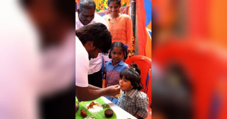 Kanmani Annadhana Virundhu: "அனைவருக்கும் உணவு கிடைக்க வேண்டும் என்பதே நோக்கம்" - லாரன்ஸின் எளியோருக்கான அன்னதான விருந்து | Raghava Lawrence Set The goal is to ensure that everyone has access to food.