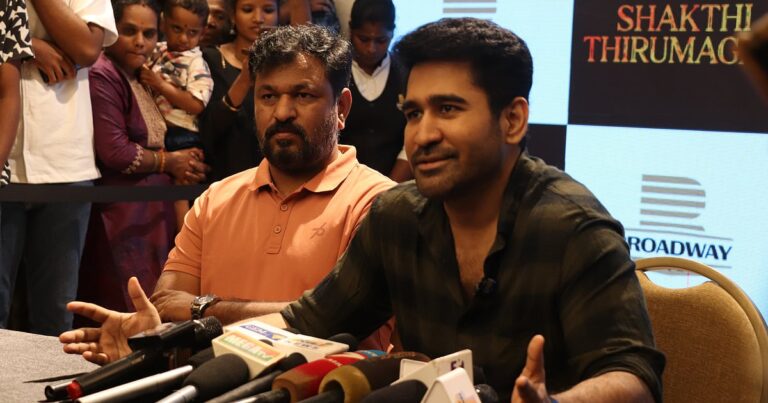 Shakthi Thirumagan: ``இந்த படத்தில் பேசப்பட்ட பிரச்சனைகள் உலகம் முழுவதும் இருப்பதுதான்!" - விஜய் ஆண்டனி | "The issues discussed in Shakthi Thirumagan is exist throughout the world" - Vijay Antony