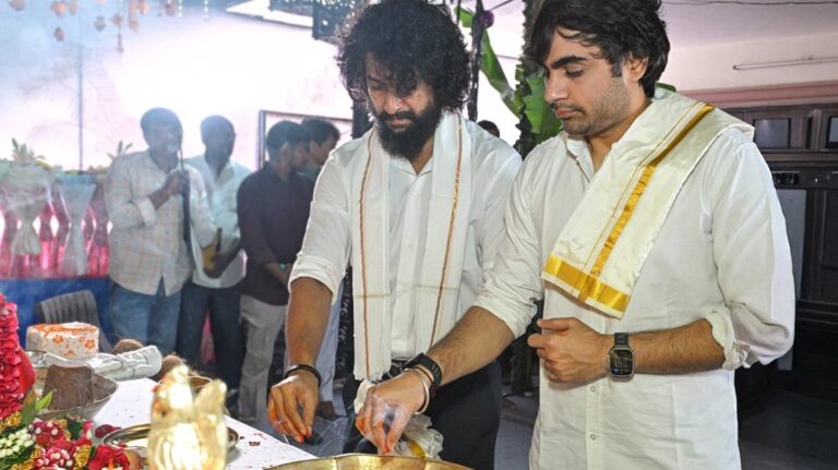 நானி - சுஜித் படத்தின் பணிகள் பூஜையுடன் தொடக்கம்! | actor Nani director Sujith film work begins with pooja