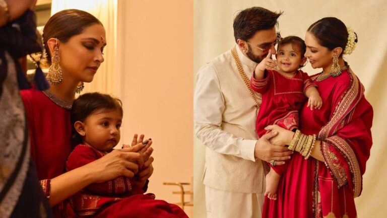 மகள் துவாவின் புகைப்படத்தை முதல் முறையாக சமூக வலைதளத்தில் பகிர்ந்த ரன்வீர் - தீபிகா தம்பதியர்! | Ranveer Deepika padukone daughter Dua photo viral amazon netizen