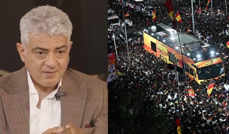 கரூர் நெரிசலுக்கு அந்த ‘தனிநபர்’ மட்டுமே காரணம் அல்ல - அஜித் ஓபன் டாக்! | Ajith open talk about Karur Stampede