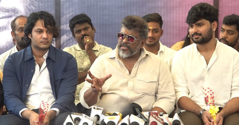 Idly Kadai: ``அகிம்சையை நம்பி படம் எடுத்திருக்கும் தனுஷுக்கு பாராட்டுகள்!" - பார்த்திபன் |"Idly Kadai: 'Kudos to Dhanush for making ̀Idly Kadai' film in non-violence!' - Parthiban"