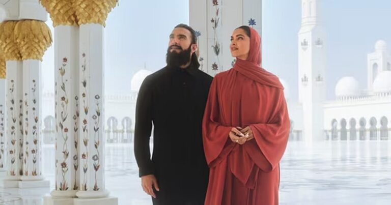 பாலிவுட்: ஹிஜாப் அணிந்தபடி கணவருடன் அபுதாபி விளம்பரத்தில் நடித்த நடிகை தீபிகா படுகோனே | Actress Deepika Padukone, who starred in Abu Dhabi advertisement with her husband while wearing a hijab-