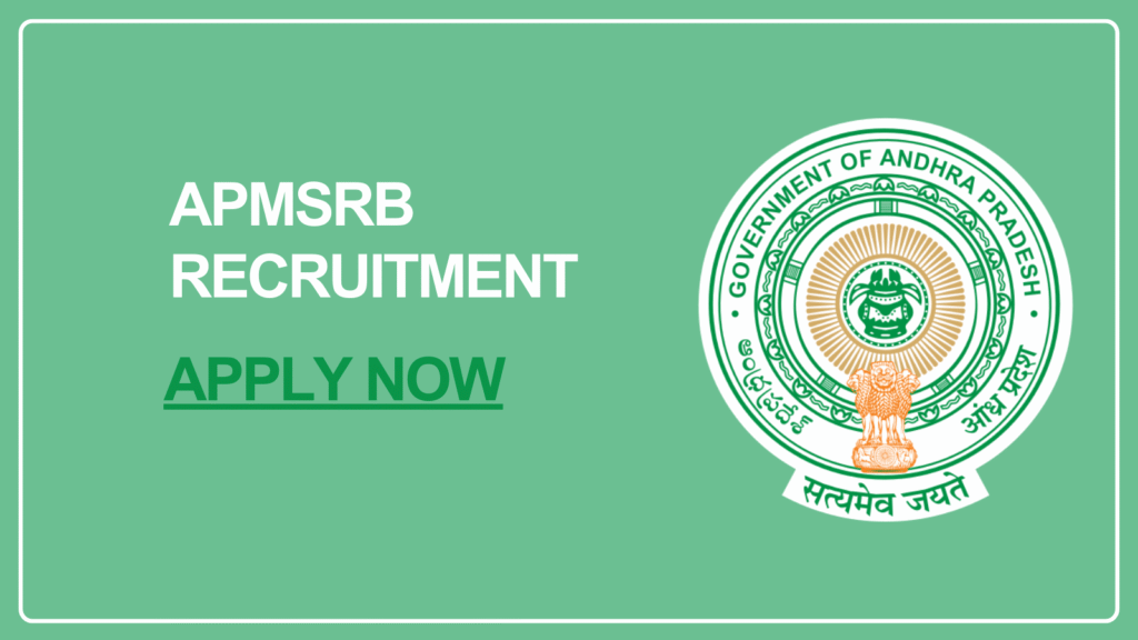 APMSRB Recruitment Thedalweb ﻿APMSRB Recruitment 2025 – Apply for 107 Vacancies