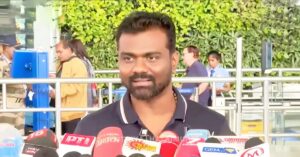 கோவா 56-வது இந்திய சர்வதேச திரைப்பட விழாவில் தொடக்க திரைப்படமாக 'அமரன்' தேர்வாகியுள்ளது குறித்து ராஜ்குமார் பெரியசாமி பேட்டி| Amaran' at the 56th International Film Festival of India in Goa"