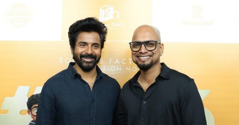 "சிவா உங்களுக்கு ஹீரோ ஆசை வேணாம்" - சிவகார்த்திகேயன், சினிஷ் ஓபன் டாக் | ivakarthikeyan, flim producer k.s.sinish Open Talk in Superhero, Ninja Movie Launch