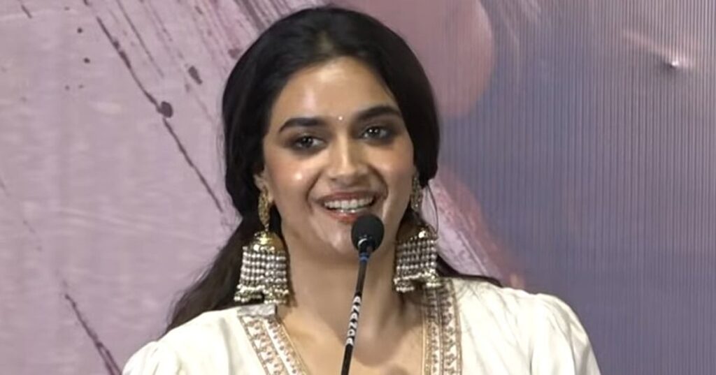 Revolver Rita: "ரொம்ப நாள் கழிச்சு ஒரு கதைக்கேட்கும்போது சிரிச்சிருக்கேன்"- கீர்த்தி சுரேஷ்| “It’s been a long time since I laughed this much while listening to a story” – Keerthy Suresh