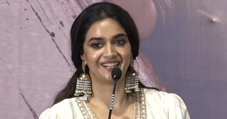 Revolver Rita: "ரொம்ப நாள் கழிச்சு ஒரு கதைக்கேட்கும்போது சிரிச்சிருக்கேன்"- கீர்த்தி சுரேஷ்| “It’s been a long time since I laughed this much while listening to a story” – Keerthy Suresh