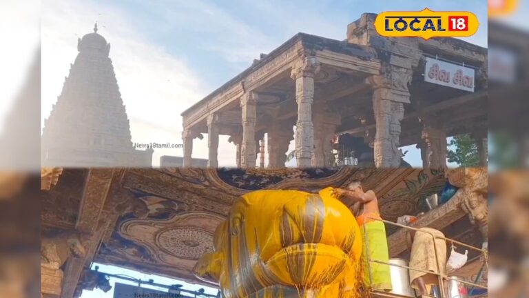 மார்கழி பனியில் சிவபெருமானுக்கு அபிஷேகம்!! தஞ்சை பெரிய கோவிலில் நடந்த பிரதோஷம் வழிபாடு… | ஆன்மிகம்