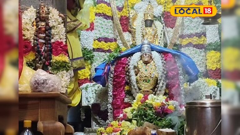 தங்க காப்பு அலங்காரத்தில் காட்சி கொடுத்த அனுமன்… அனுமன் ஜெயந்தி விழா கோலாகலம்… | விழுப்புரம்