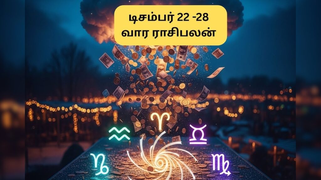 Rasi palan 11 2025 12 df8447f4551542fc38a3b5f663dc07f2 3x2 Thedalweb Weekly Rasi Palan | டிசம்பர் கடைசி வாரத்தில் திடீர் அதிர்ஷ்டம்.. இந்த 5 ராசிகளுக்கு பணமழை கொட்டும்.. வார ராசிபலன் இதோ! | ஆன்மிகம்