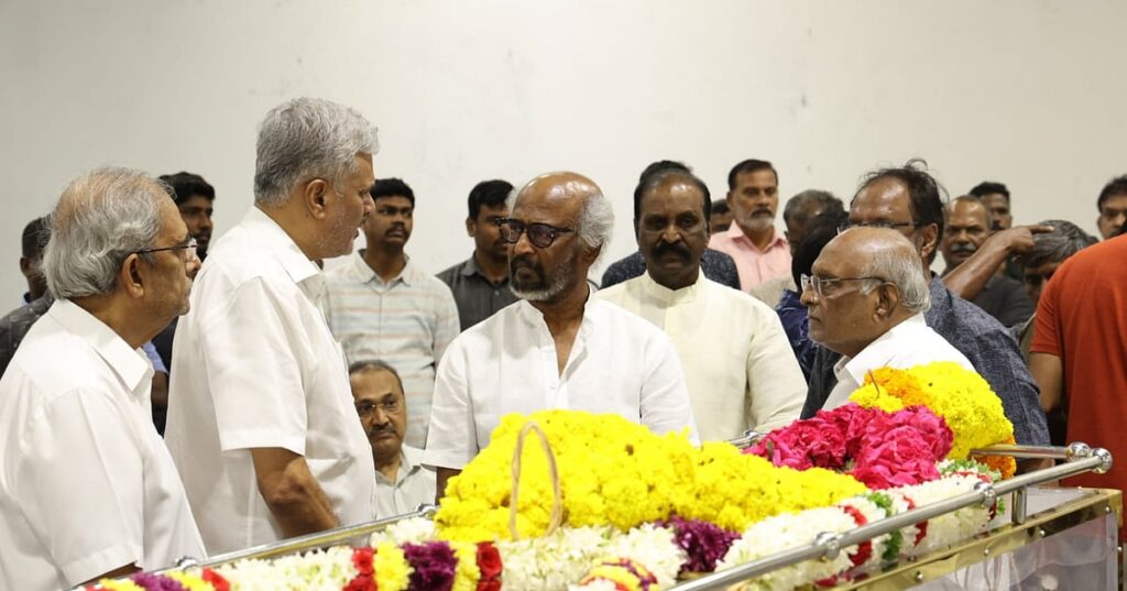 AVM: ``10 நிமிடம் பேசினால்கூட" - ஏவிஎம் சரவணன் குறித்து உருக்கமாகப் பேசிய நடிகர் ரஜினி | AVM: ``Even if it's just for 10 minutes'' - Actor Rajinikanth speaks passionately about AVM Saravanan