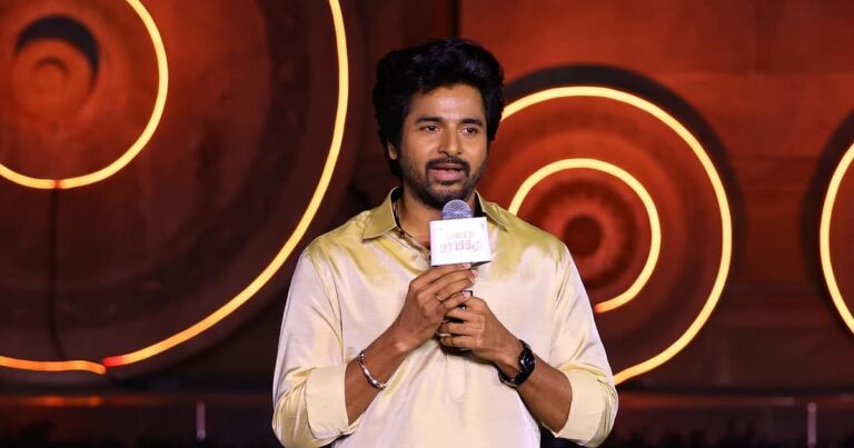 "ரவி மோகன் இந்தப் படத்துக்குதான் வில்லன். எனக்கு எப்போதுமே நான் காலேஜ்ல பார்த்து வியந்த ஹீரோதான்!" - சிவகார்த்திகேயன் |"Ravi Mohan is the villain of this film. He is always the hero I admired in college!" - SK