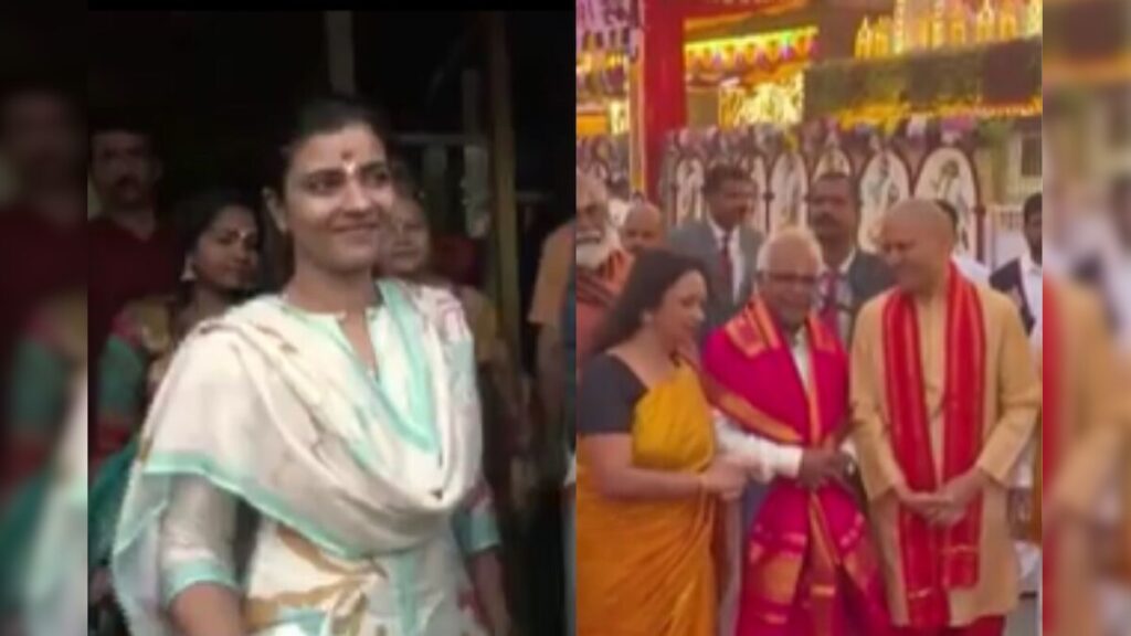 Tirupati 2026 01 0b5197985262eabe09723f2d4330a4eb 3x2 Thedalweb திருப்பதி ஏழுமலையான் கோயிலில் மொரிஷியஸ் நாட்டு அதிபர் மற்றும் நடிகை ஐஸ்வர்யா ராஜேஷ் சாமி தரிசனம்! | ஆன்மிகம்