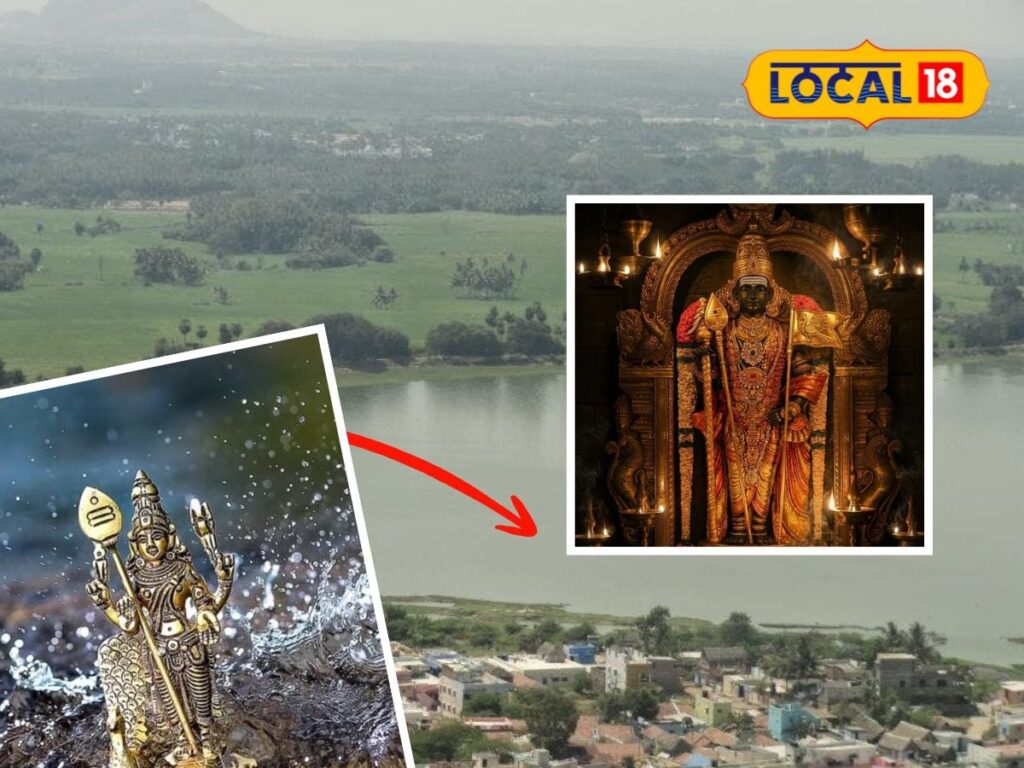 HYP 5732283 kumarancherimurugantemple 6 Thedalweb ஏரிக்குள் மறைந்திருந்த 7 அடி பிரம்ம சாஸ்தா கந்தன்… தமிழகத்தில் அதிசயங்களை கொண்ட முருகன் கோவில்... | ஆன்மீகம் போட்டோகேலரி