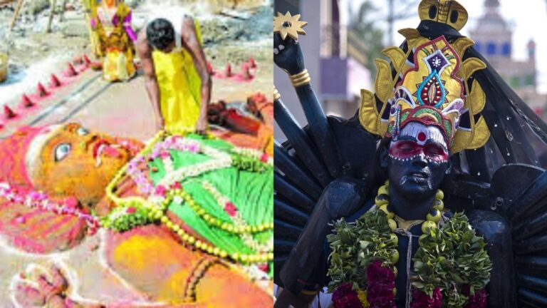 சுடுகாட்டில் மயான கொள்ளை திருவிழா கோலாகலம்.. விதவித வேடமணிந்து பக்தர்கள் வழிபாடு..!! | Spirituality News (ஆன்மீக செய்திகள்)