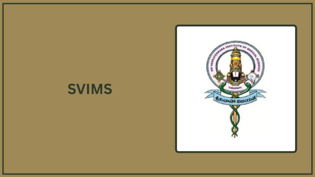 SVIMS Thedalweb SVIMS Jobs 2026 – Walk-in Interview for 26 Medical Officers, Staff Nurses Posts