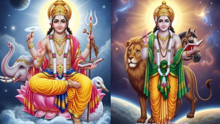 குரு பகவானுடன் இணையும் புதன் பகவான்… அதிர்ஷ்ட மழையில் நனையப்போகும் 5 ராசிகள்…! | ஆன்மீகம் போட்டோகேலரி