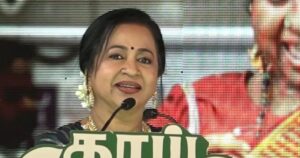 தாய் கிழவி: "இந்தக் கதாபாத்திரத்தை ஏற்றுக்கொண்டதற்கு கமல் சார் தான் இன்ஸ்பிரேஷன்"- ராதிகா| actress radhika speech at thaai kizhavi trailer launch