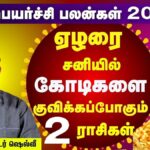 Sani Peyarchi | இன்று சனிப்பெயர்ச்சி.. ஏழரை சனியில் கோடிகளை அள்ளும் 2 ராசிகள் இவைதான்.. ஜோதிடர் ஷெல்வி கணிப்பு..!