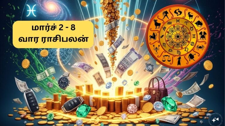 Weekly Rasi Palan | மார்ச் 2 முதல் 8 வரை.. ஒரே வாரத்தில் கோடிகளை அள்ளப்போகும் 4 ராசிகள் இவைதான்.. உங்க ராசி இருக்கா?