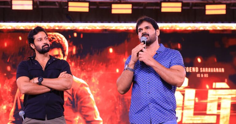 Leader: “லெஜண்ட் சரவணனின் மற்றொரு முகத்தைப் பார்த்திருக்க மாட்டார்கள்!” – நடிகர் ஷ்யாம் |legend saravana leader movie pre release event actor shyam speech