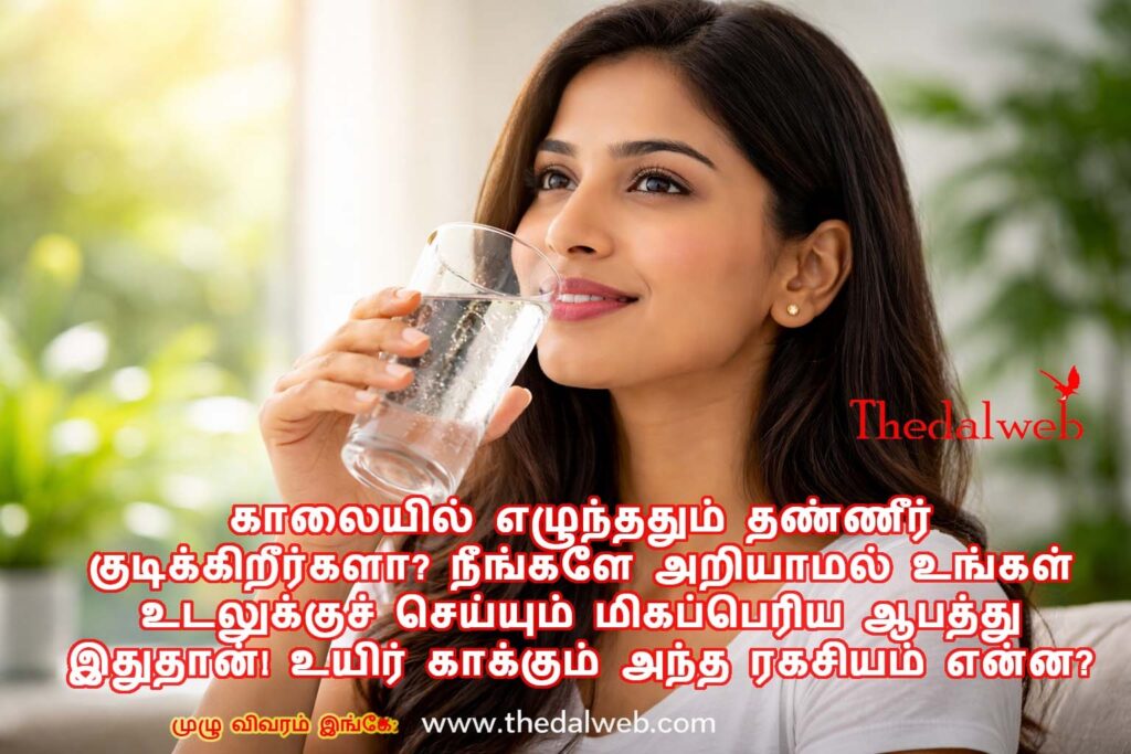 💧 தினமும் தண்ணீர் குடிப்பதால் கிடைக்கும் 10 வியக்கத்தக்க நன்மைகள்! 2026-ல் உங்கள் ஆரோக்கியத்தை மேம்படுத்த எளிய வழி (Tamil Health Tips)