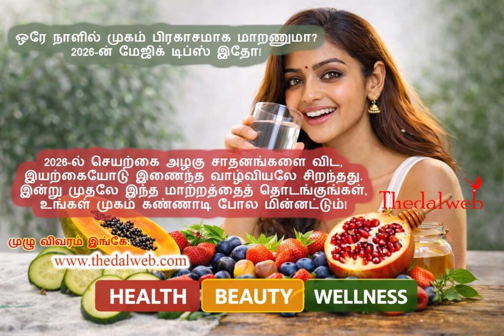 ஒரே நாளில் முகம் பிரகாசமாக மாறணுமா? 2026-ன் மேஜிக் டிப்ஸ் இதோ! | 1 Day Face Glow Secret in Tamil