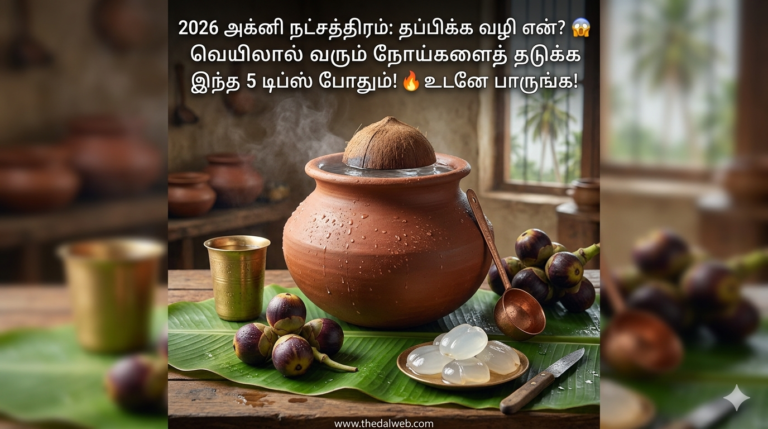 அக்னி நட்சத்திரம் 2026: வெளுத்து வாங்கப்போகும் வெயில்! உடல் சூட்டைத் தணிக்க உதவும் 7 பாரம்பரிய முறைகள் (Agni Nakshatram 2026 Survival Tips – Tamil Guide)