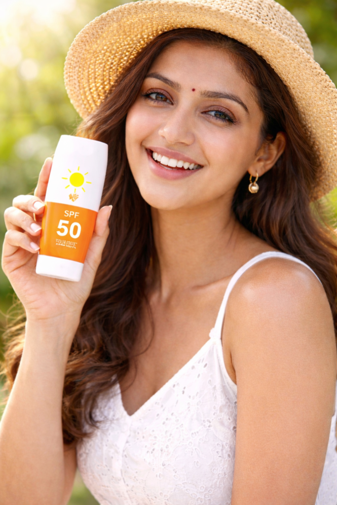 Best Sunscreen application for summer skin protection Tamil