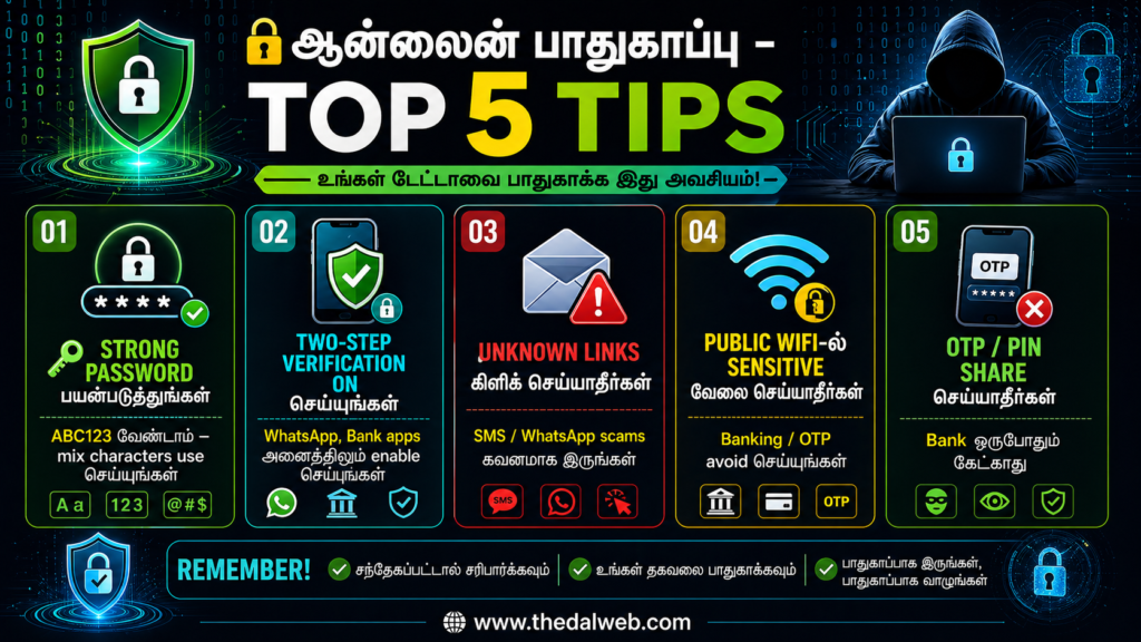 2026-ல் வாட்ஸ்அப் AI மோசடிகள்: உங்கள் வங்கிப் பணத்தை திருடும் புதிய உத்திகள்! தப்பிப்பது எப்படி? WhatsApp AI Scams (Tamil Guide)