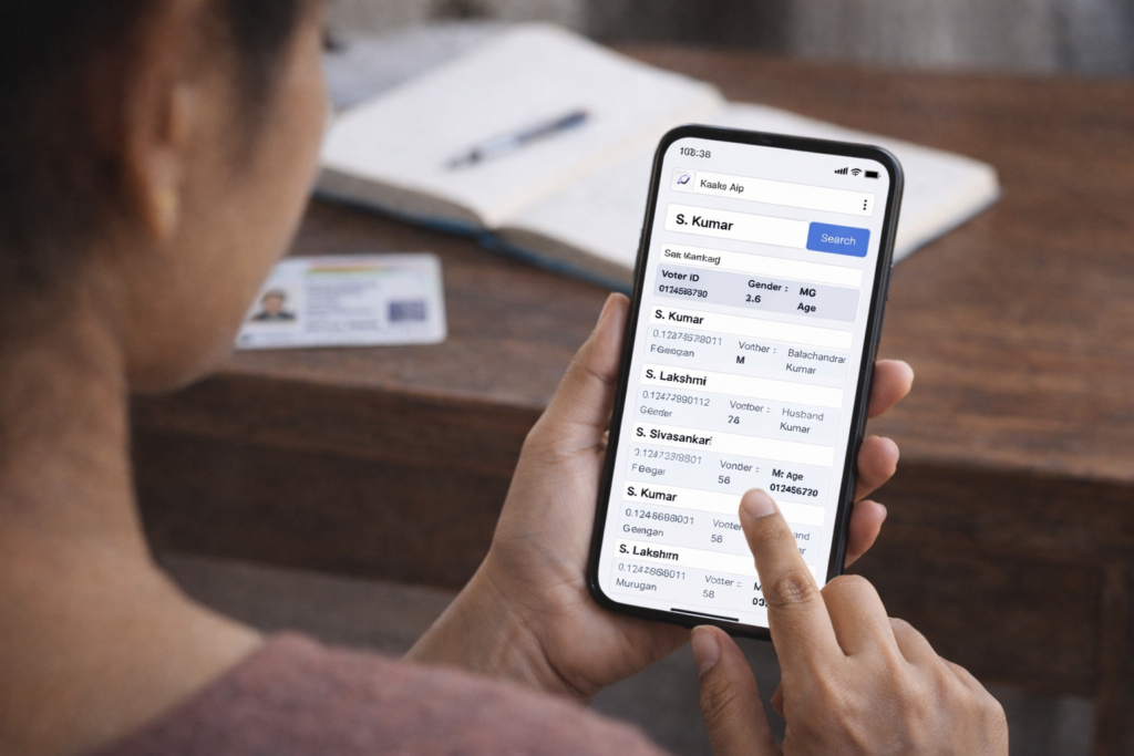 How to check name in Voter List online Tamil.