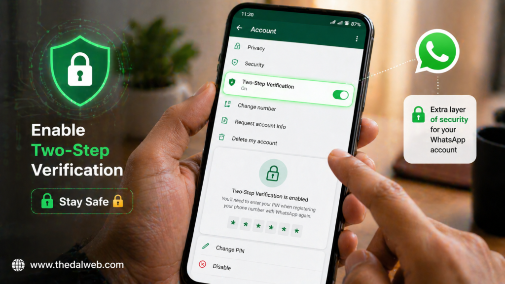 How to enable two-step verification on WhatsApp Tamil.