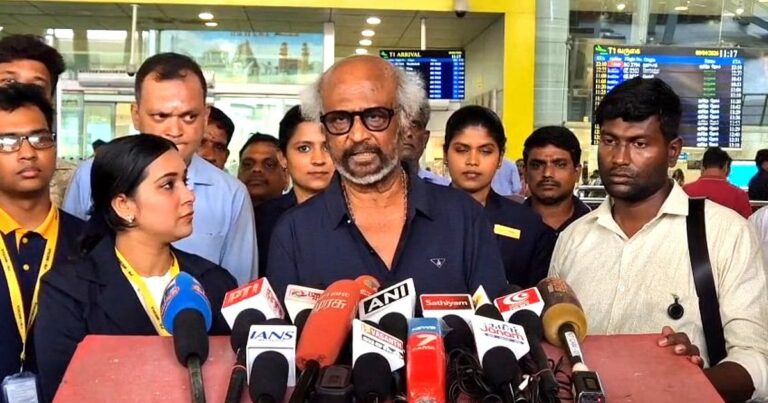 Rajini: “சாரி, அதைப்பத்தி கருத்து சொல்ல விரும்பல” – ‘ஜனநாயகன்’ பற்றிய கேள்விக்கு ரஜினியின் பதில் |”Filming for the movie in which Kamal Haasan and I are acting together begins in August!” — Rajini