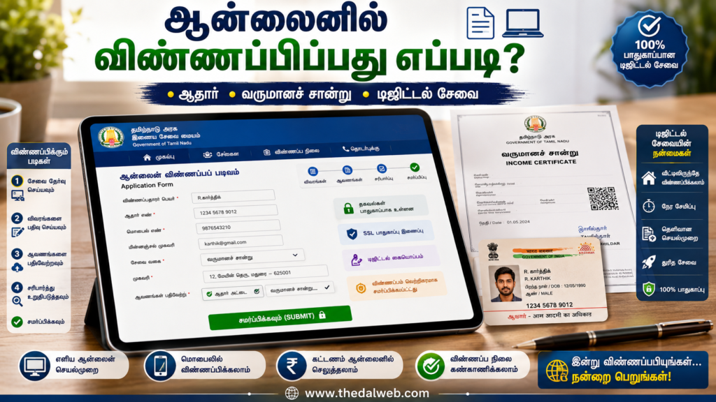 பெண்களுக்கான புதிய அரசு உதவித்தொகைத் திட்டம் 2026: மாதம் தோறும் நேரடி நிதியுதவி! விண்ணப்பிக்கும் முழு விவரம் - New Government Scheme for Women 1 Step by step online application process for women scholarship scheme in Tamil.