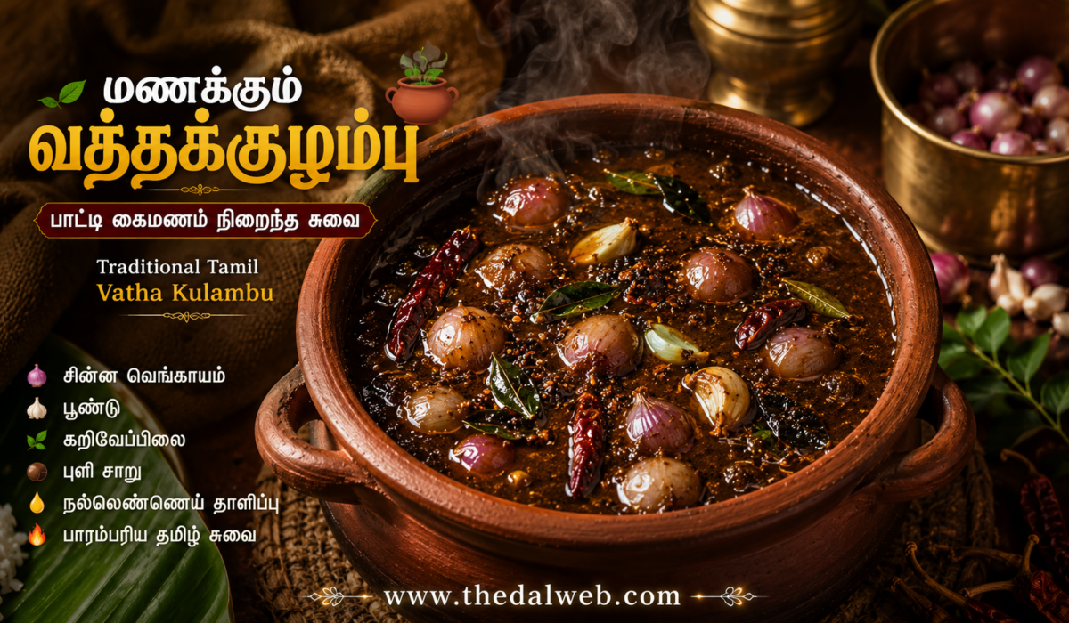 நாவூறும் கல்யாண வீட்டு வத்த குழம்பு ரகசியம் அம்பலம்! 2026-ல் ஹோட்டல் சுவையில் செய்வது எப்படி? – Kalyana Veettu Vatha Kulambu
