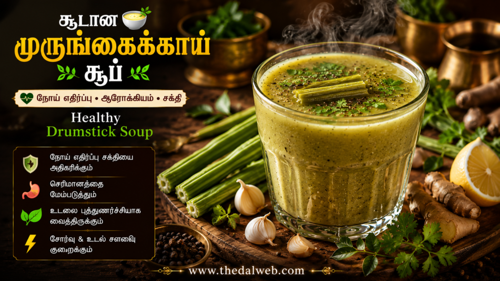 ஆண்களுக்கு அசாத்திய பலம் தரும் முருங்கைக்காய் சூப்! 2026-ல் நோய் எதிர்ப்பு சக்தியை அதிகரிக்க இதோ எளிய வழி! - Murungaikkai Soup 3 Healthy Murungaikkai drumstick soup recipe Tamil 2026.