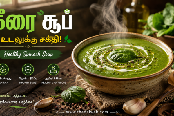 10 நிமிடத்தில் ஆரோக்கியமான பசலைக்கீரை சூப் செய்வது எப்படி? ரத்த சோகை நீங்க இதுவே சிறந்த வழி! – Pasalai Keerai Soup