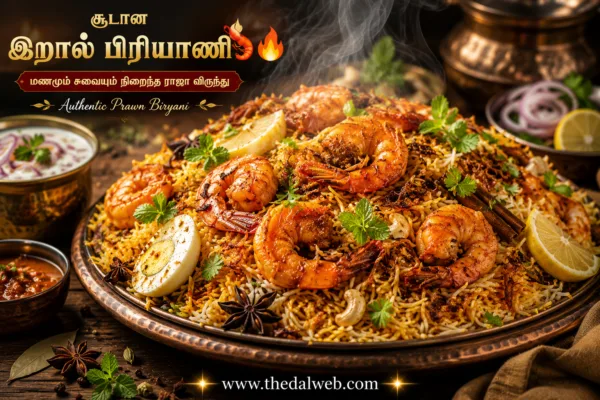ஹோட்டல் சுவையை மிஞ்சும் ரகசிய இறால் பிரியாணி செய்வது எப்படி? 2026-ல் நீங்கள் கண்டிப்பாக முயற்சிக்க வேண்டிய முறை! – Tasty Prawn Biryani