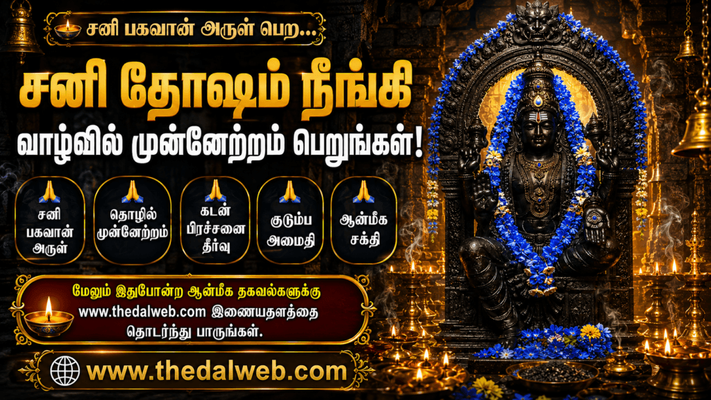 இந்த 4 ராசிக்காரர்கள் தப்பித்தவறிக்கூட 'இந்த' தவறை செஞ்சிடாதீங்க… சனியின் உக்கிர பார்வையில் இருந்து தப்பிக்க எளிய பரிகாரம்! 2026 ஜோதிட ரகசியங்கள் | Tamil Shani Dosha Pariharam 1 Lord Shani Bhagavan Idol Temple Lamp Background Shani Pariharam Tamil.