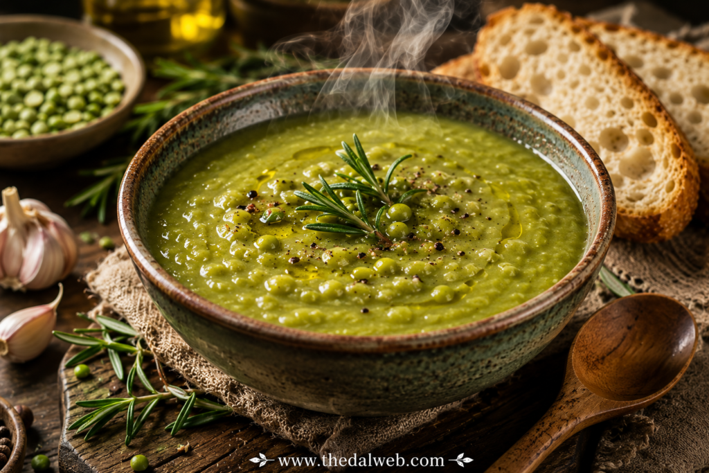 Easy step by step split pea soup making at home.
