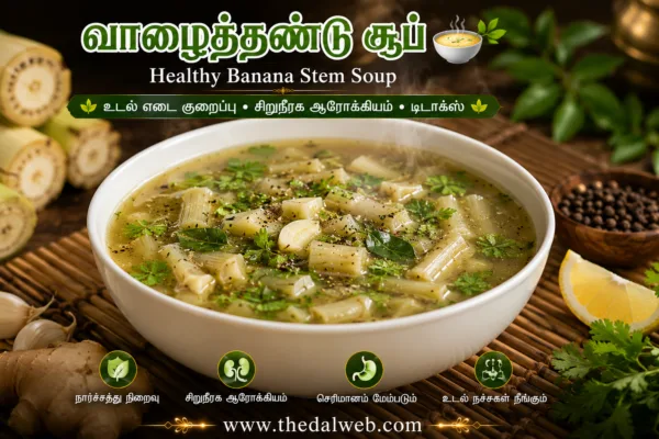 சிறுநீரகக் கற்களை கரைக்கும் மாயாஜால வாழைத்தண்டு சூப்! 2026-ல் உடல் எடையை குறைக்க இதை விட சிறந்த உணவு உண்டா? – Valaitandu Soup