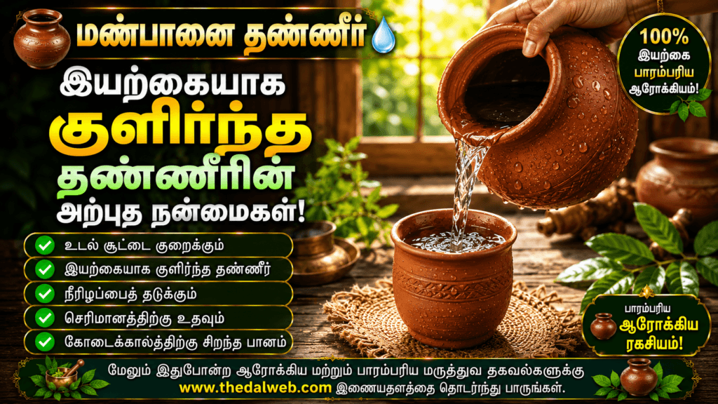 வெயில் காலத்தில் மண்பானைத் தண்ணீரில் 'இந்த' ஒரு பொருளைப் போட்டு குடிங்க… ஏசி (AC) இல்லாமலே வீடு ஜில்லுனு மாறும்! 2026 தமிழ் வீட்டு வைத்தியம் | Clay Pot Water Cooling Tricks 3 Pouring Cool Clay Pot Water Earthen Ware Health Benefits.