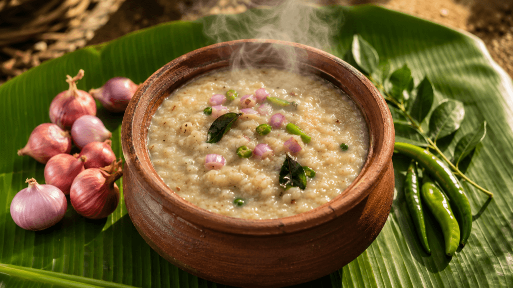 kambu-porridge-kammangool-diabetes-diet-tamil