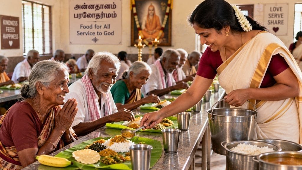 மகாளய பட்சம் 2026: வீட்டில் செய்ய எளிய தர்ப்பணம் Tamil 3 மகாளய பட்சத்தில் அன்னதானம் செய்வதன் நன்மைகள் புண்ணியம் தமிழ்