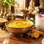 நவராத்திரி ஃபேஸ் பேக் 2026: கடலை மாவு கஸ்தூரி மஞ்சள் மேஜிக்